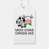 Moo-chas Grass-ias (Dank u) CadeauLabel (Voorkant)