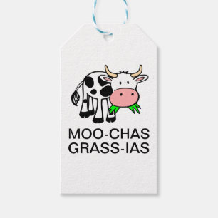 Moo-chas Grass-ias (Dank u) CadeauLabel