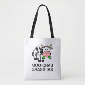 Moo-chas Grass-ias (Muchas Gracias) Bag Tote Bag (Voorkant)