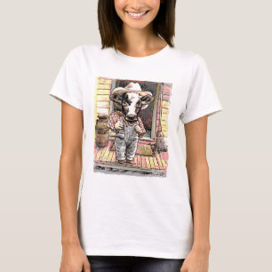 Moo Cow Boy door Mudge T-shirt