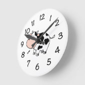 Moo Cow Clock Ronde Klok (Hoek)