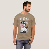 Moo Cow Funny Farmer Cow For Men Women Boys And Gi T-shirt (Voorkant volledig)