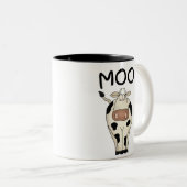 Moo Cow-Mok Tweekleurige Koffiemok (Voorkant rechts)