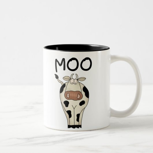 Moo Cow-Mok Tweekleurige Koffiemok (Rechts)