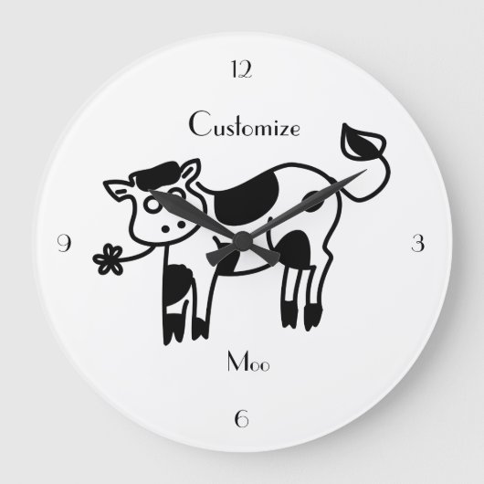 Moo Cow Thunder_Cove Grote Klok (Voorkant)