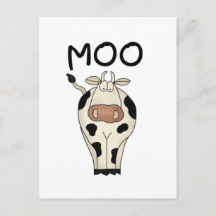 Moo Cow Tshirts en Gifts Briefkaart