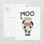 Moo Cow Tshirts en Gifts Briefkaart (Voorkant / Achterkant)