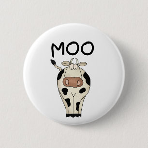 Moo Cow Tshirts en Gifts Ronde Button 5,7 Cm