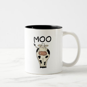 Moo Cow Tshirts en Gifts Tweekleurige Koffiemok