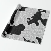 Moo Cow Wrapping Paper Cadeaupapier (Uitgerold)