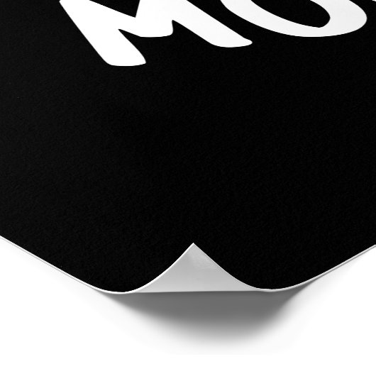 Moo-cumber Funny Veggie Cucumber Pun Dark BG Poster (Hoek)