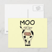 Moo de T-shirts en de Giften van de Koe Briefkaart (Voorkant / Achterkant)