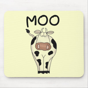 Moo de T-shirts en de Giften van de Koe Muismat