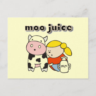 Moo de T-shirts en de Giften van het Sap Briefkaart