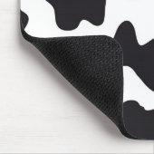 MOO de Zwart-witte Giften van de Druk van het Muismat (Hoek)