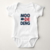 Moo Deng 2024 Moo Deng Moo Deng Schattige Baby Hip Romper (Voorkant)