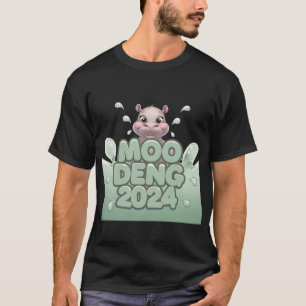 Moo Deng 2024 Moo Deng Moo Deng Schattige Baby Hip T-shirt