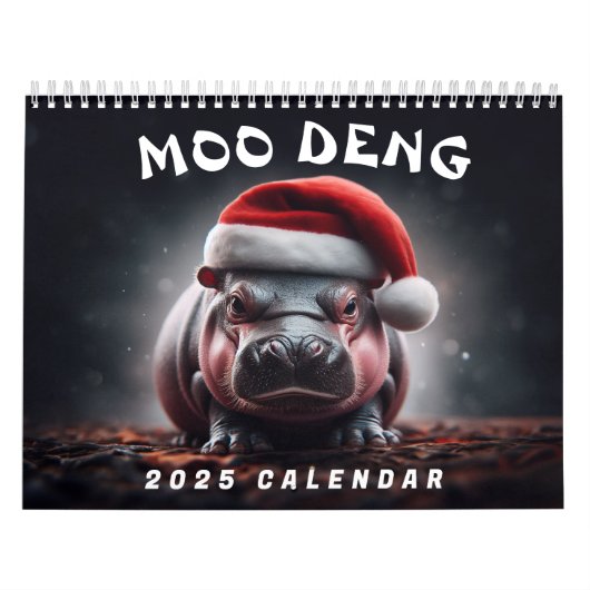 Moo Deng 2025 Kalender (Hoes)