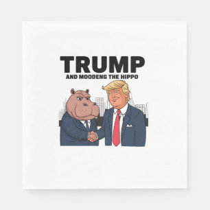 Moo Deng 24 Trump en zijn nijlpaard voor de campag Servet