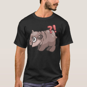 Moo Deng Baby Angry Hippo T-shirt