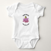 Moo Deng Baby Nijlpaard Romper (Voorkant)