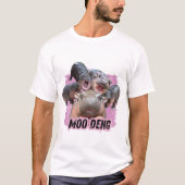 Moo Deng Bootleg Rap Shirt | Moo Deng-Shirt (Voorkant)