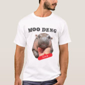 Moo Deng Bootleg Rap Shirt | Moo Deng-Shirt (Voorkant)