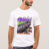 Moo Deng Bootleg Rap Shirt | Moo Deng-Shirt (Voorkant)