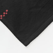 Moo Deng Christmas pyjama bijpassende familie Fleece Deken (Hoek)