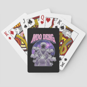MOO-DENG DE BEROEMDE BABY DWERGNIJLPAARD MOODENG POKERKAARTEN