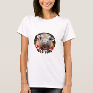 MOO-DENG DE BEROEMDE BABY PIGMY HIPPO MOODENG - UI T-SHIRT