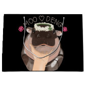 Moo Deng, een nijlpaard uit Thailand, is beroemd. Groot Cadeauzakje (Voorkant)