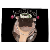 Moo Deng, een nijlpaard uit Thailand, is beroemd. Groot Cadeauzakje (Achterkant)
