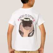 Moo Deng, een nijlpaard uit Thailand T-shirt (Achterkant)