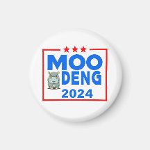 Moo Deng Funny Election 2024 Schattige Hippo