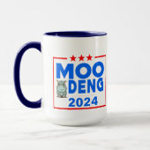 Moo Deng Funny Election 2024 Schattige Hippo T-shi Mok (Links)