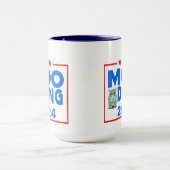 Moo Deng Funny Election 2024 Schattige Hippo T-shi Mok (Midden)