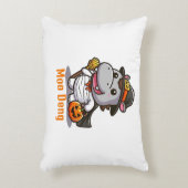 Moo Deng Halloween Pillow Accent Kussen (Voorkant(Verticaal))