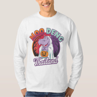 Moo Deng: Het spookachtige nijlpaard T-shirt