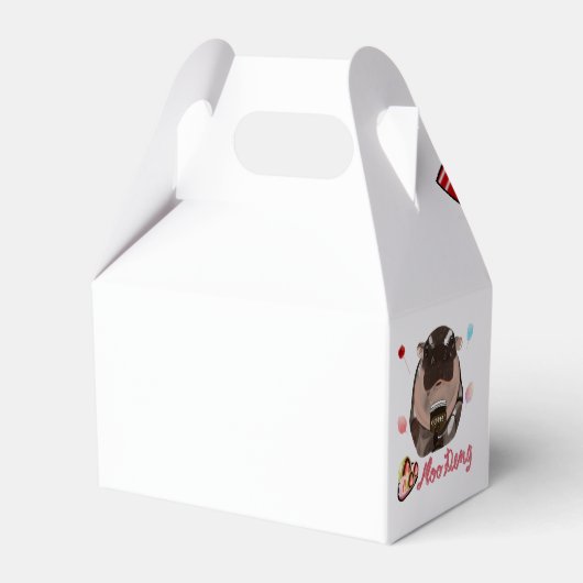 Moo Deng Hippo Bedankdoosjes (Achterkant)