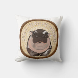 Moo Deng Hippo Kussen
