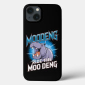 MOO DENG Hippo Ride The MOO DENG Case-Mate iPhone Case (Achterkant)