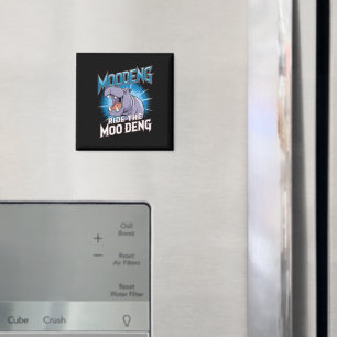 MOO DENG Hippo Ride The MOO DENG Magneet