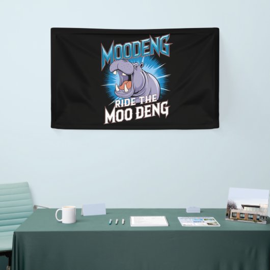 MOO DENG Hippo Ride The MOO DENG Spandoek (Beurs)