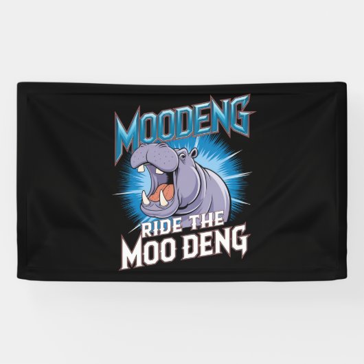 MOO DENG Hippo Ride The MOO DENG Spandoek (Horizontaal)