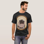 Moo Deng Hippo T-shirt (Voorkant volledig)