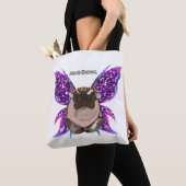 Moo Deng Hippo Tote Bag (Dichtbij)