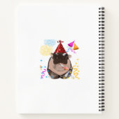 Moo Deng Hippo uit Thailand Notitieboek (Achterkant)