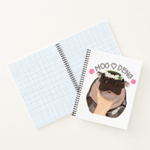 Moo Deng Hippo uit Thailand Notitieboek