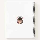 Moo Deng Hippo uit Thailand Notitieboek (Achterkant)